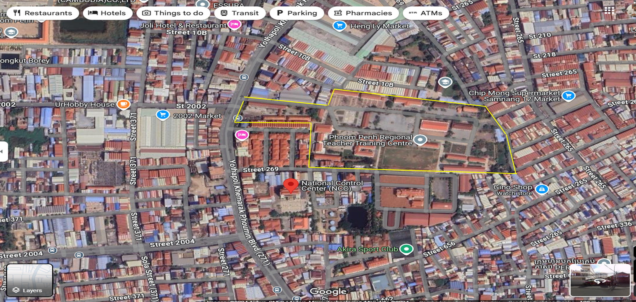 អនុវិទ្យាល័យអូរបែកក្អម - Location - 1
