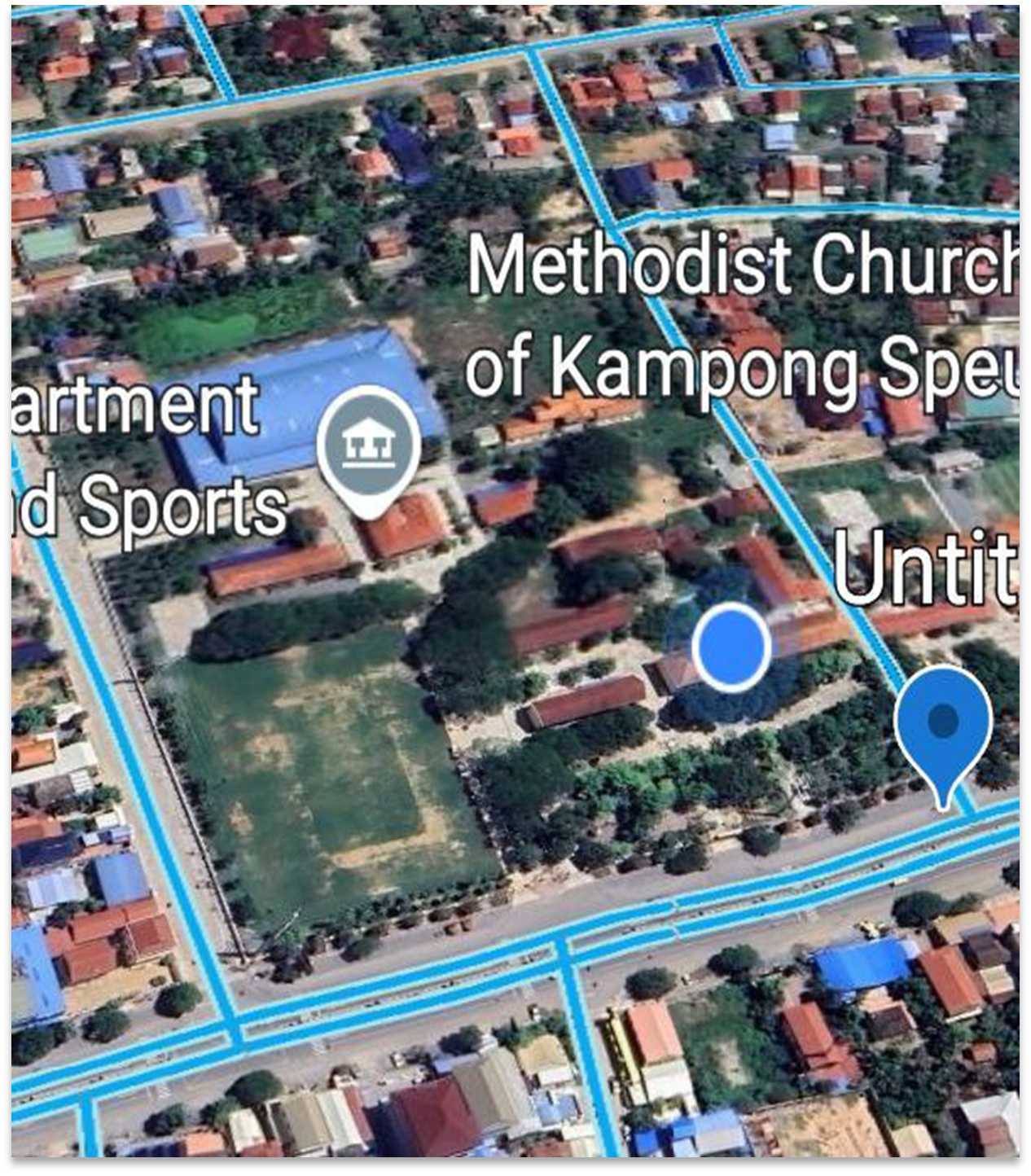 សាលាគរុកោសល្យ និងវិក្រឹតការខេត្តកំពង់ស្ពឺ - ទីតាំង - 1
