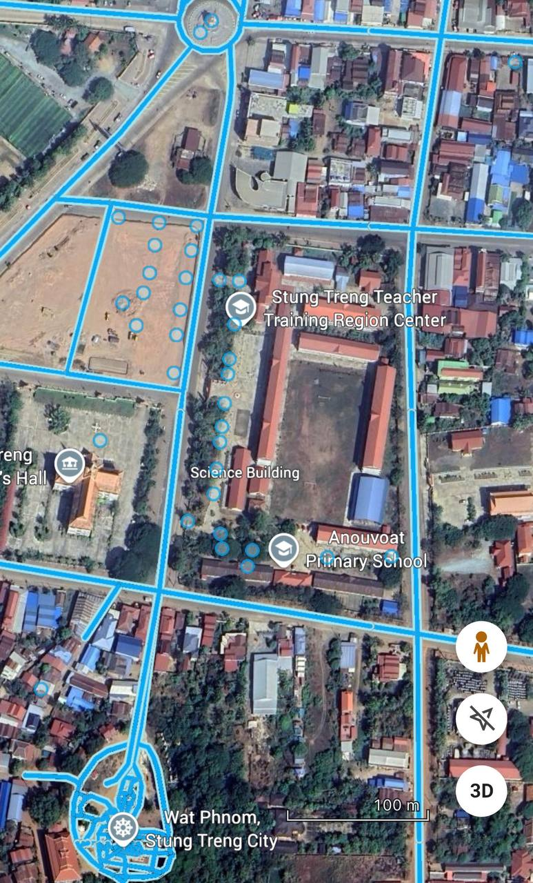 មជ្ឈមណ្ឌលគរុកោសល្យភូមិភាគឦសាន ខេត្តស្ទឹងត្រែង - ទីតាំង - 1